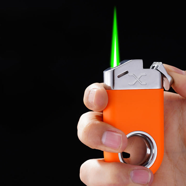 Decompression Ring Windproof Green Flame Lighter - image 0