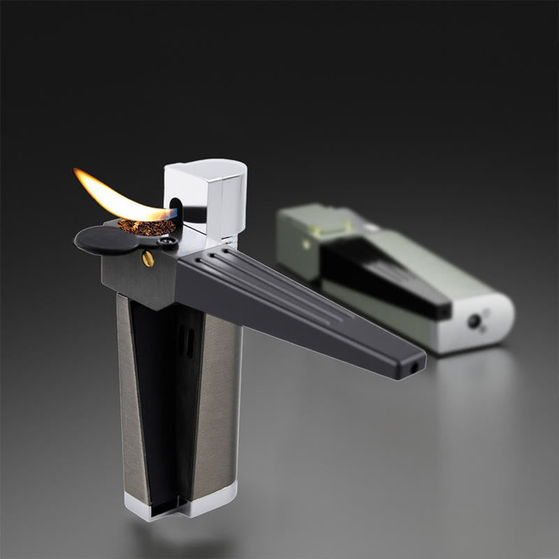 2-in-1 Creative Folding Pipe Butane Lighter - image 0