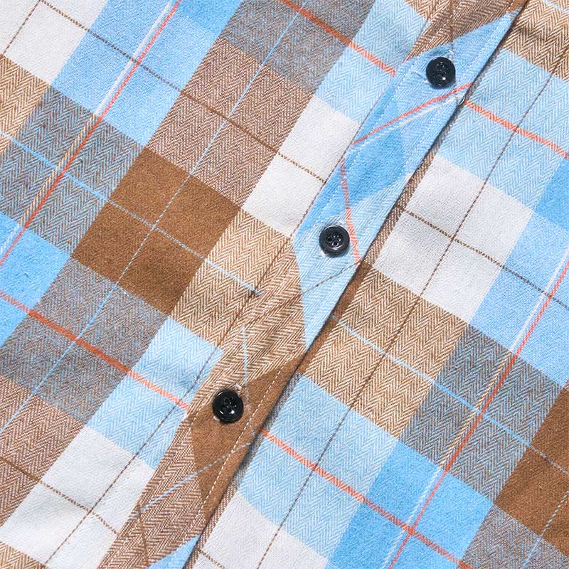 Men's Retro Checkered Western Cowboy Long Sleeved Shirt - image 11