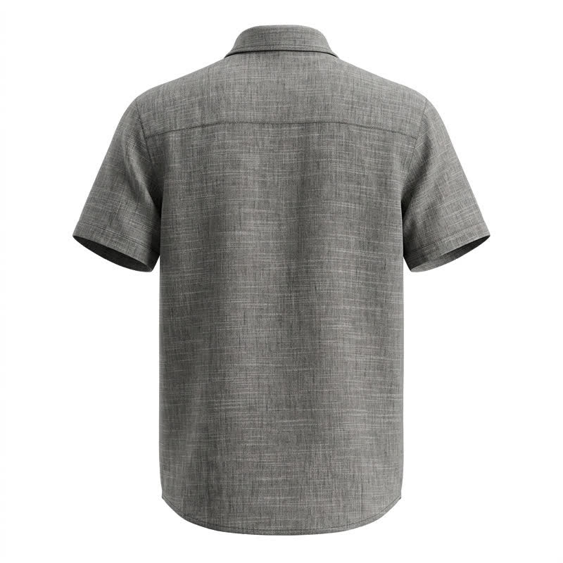 Men's Western Style Casual Shirt With Chest Pockets - image 9