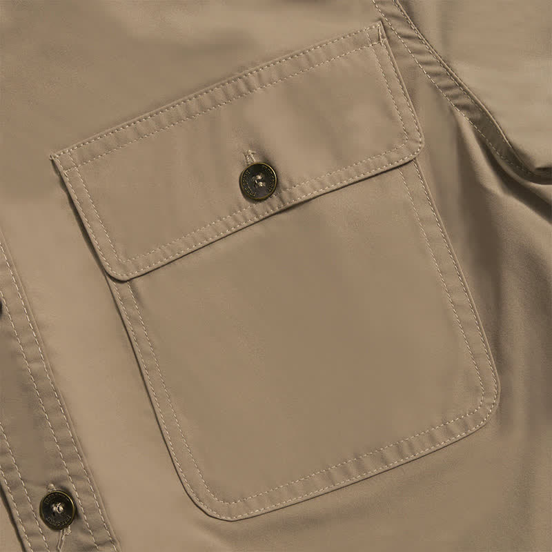 Men's Summer Workwear Cowboy Shirt With Chest Pockets - image 9