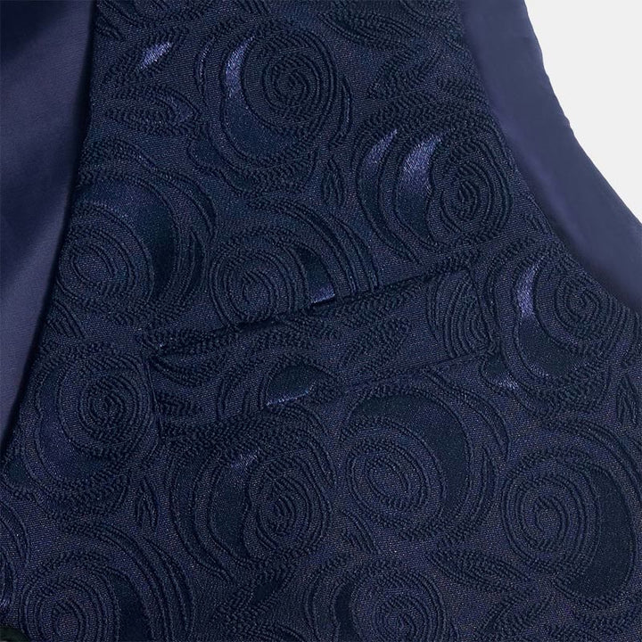 Men's Paisley Patterned Three Pockets Suit Vest - image 7