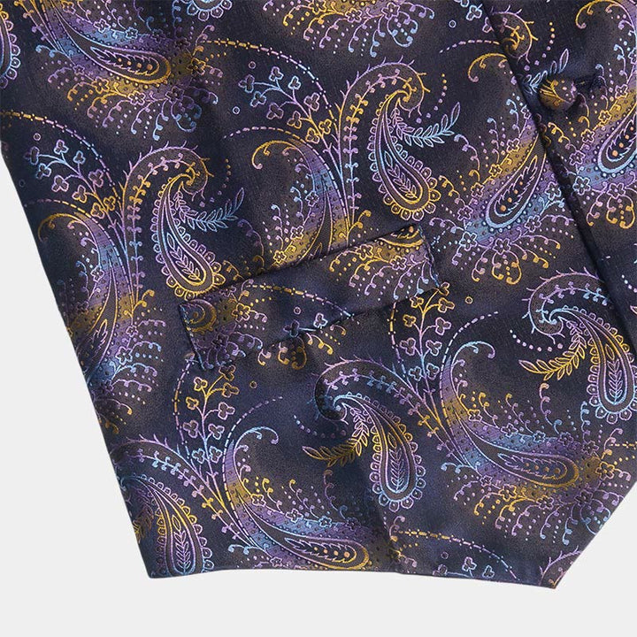 3Pcs Men's Retro Paisley Pattern Dress Vest Set - image 11