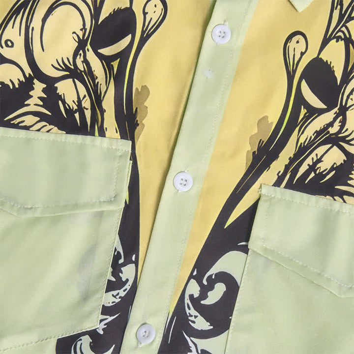 Men's Baroque Scroll 3D Printed Western Long Sleeves Shirt - image 8