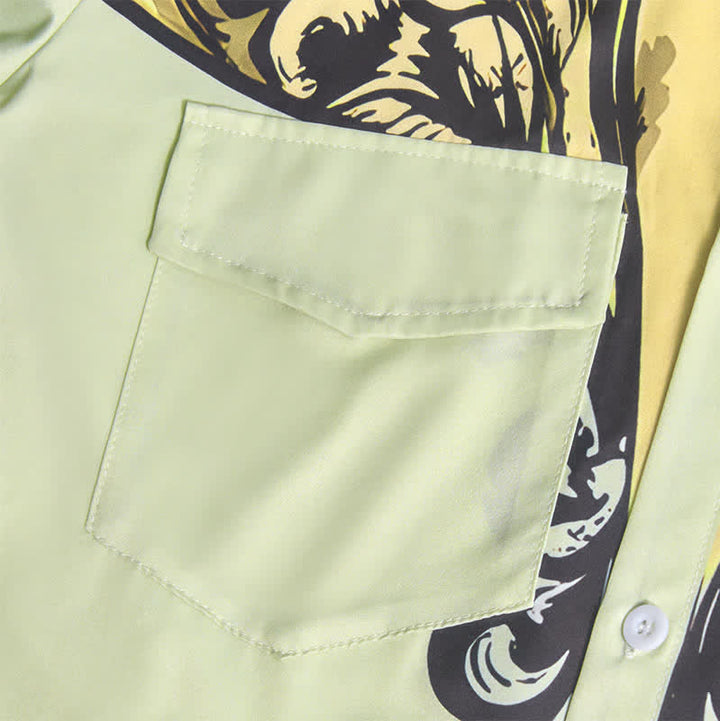 Men's Baroque Scroll 3D Printed Western Long Sleeves Shirt - image 6