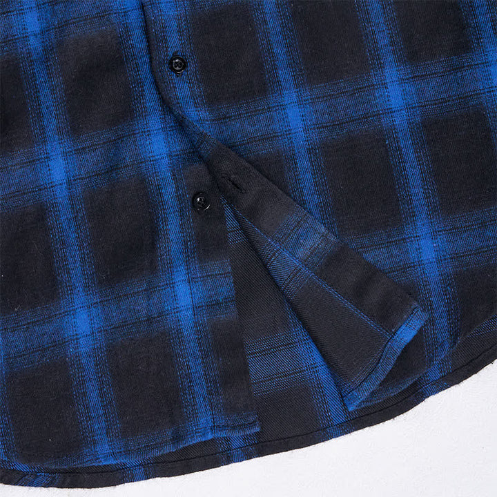 Men's Western Vibe Checkered Pattern Sleeveless Shirt Vest - image 7