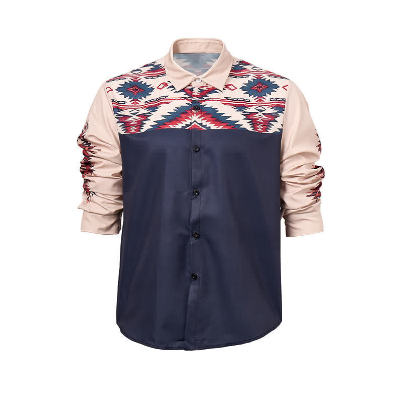 Men's Rugged Spirit Southwestern Aztec Print Western Shirt - image 9
