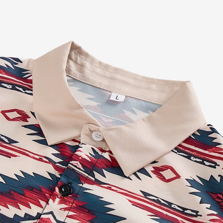 Men's Rugged Spirit Southwestern Aztec Print Western Shirt - image 4