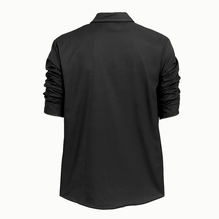 Men's Retro Style Long Sleeve Sophisticated Shirt - image 10