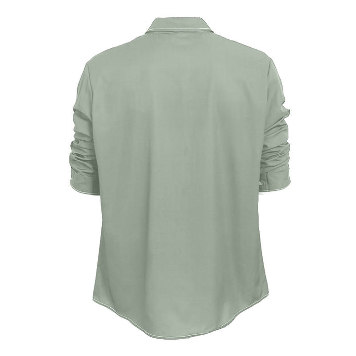 Men's Retro Style Long Sleeve Sophisticated Shirt - image 26