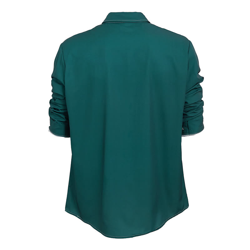 Men's Retro Style Long Sleeve Sophisticated Shirt - image 18