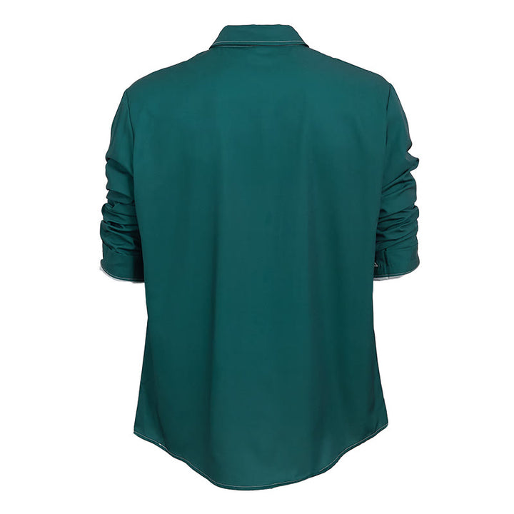 Men's Retro Style Long Sleeve Sophisticated Shirt - image 18