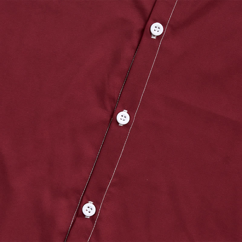 Men's Retro Style Long Sleeve Sophisticated Shirt - image 6