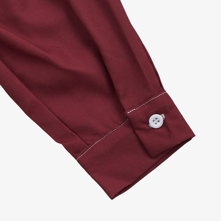 Men's Retro Style Long Sleeve Sophisticated Shirt - image 7