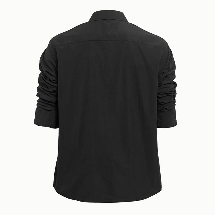 Men's Outdoor Double Pocket Workwear Long Sleeve Shirt - image 12