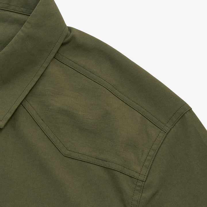 Men's Outdoor Double Pocket Workwear Long Sleeve Shirt - image 9