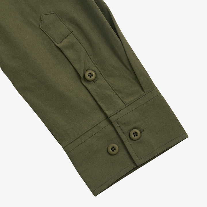 Men's Outdoor Double Pocket Workwear Long Sleeve Shirt - image 8
