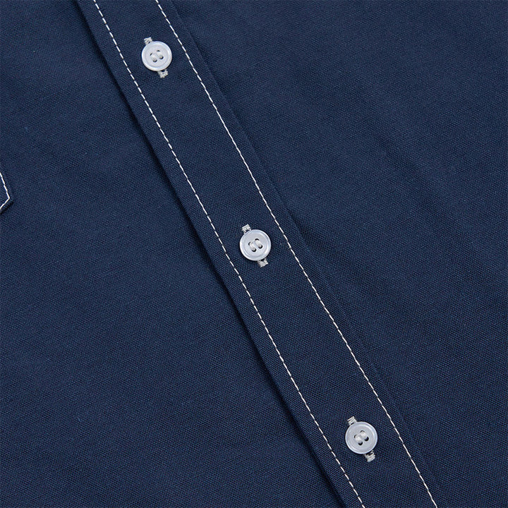 Men's Retro Western Casual Button-Down Long Sleeve Shirt - image 15
