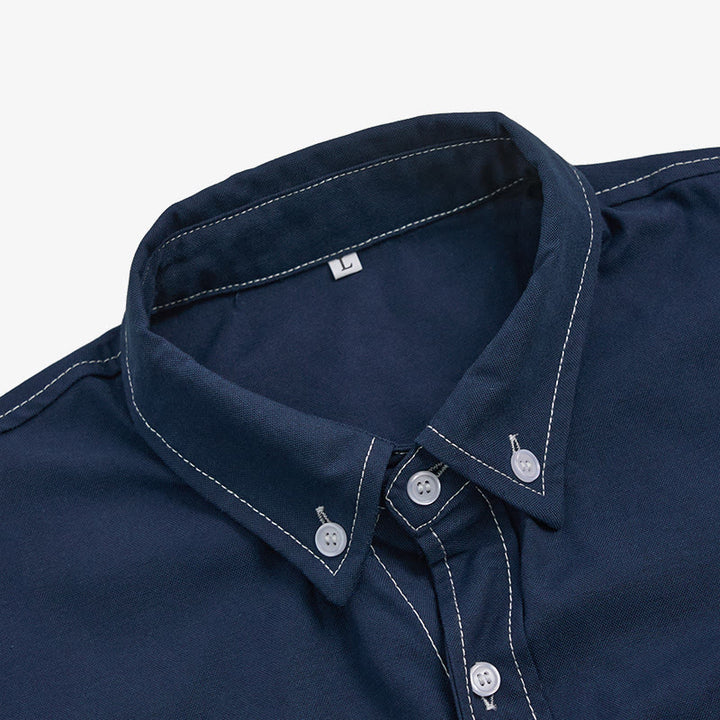 Men's Retro Western Casual Button-Down Long Sleeve Shirt - image 17
