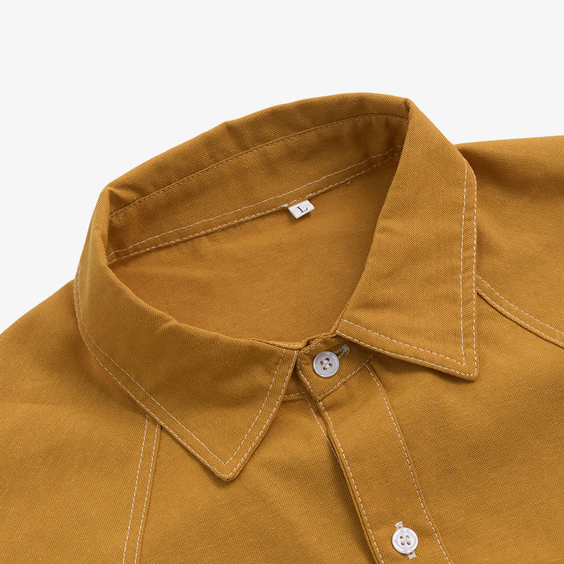 Men's Retro Western Casual Button-Down Long Sleeve Shirt - image 9