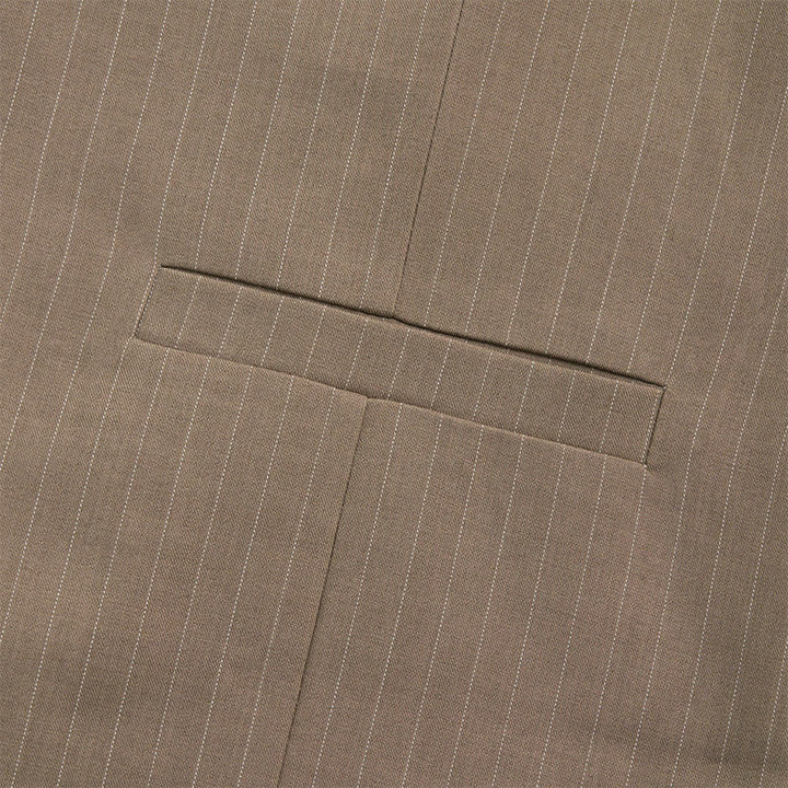 Men's Formal Business Pinstripe Multiple Pockets Suit Vest - image 9