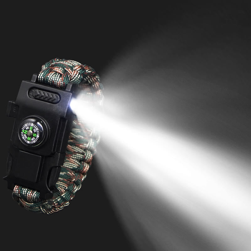 LED Light Emergency Rescue Paracord Survival Bracelet - image 15