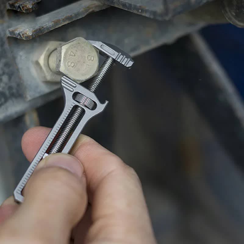 Tiny 4-in-1 Adjustable Wrench EDC Multi-Tool - image 8