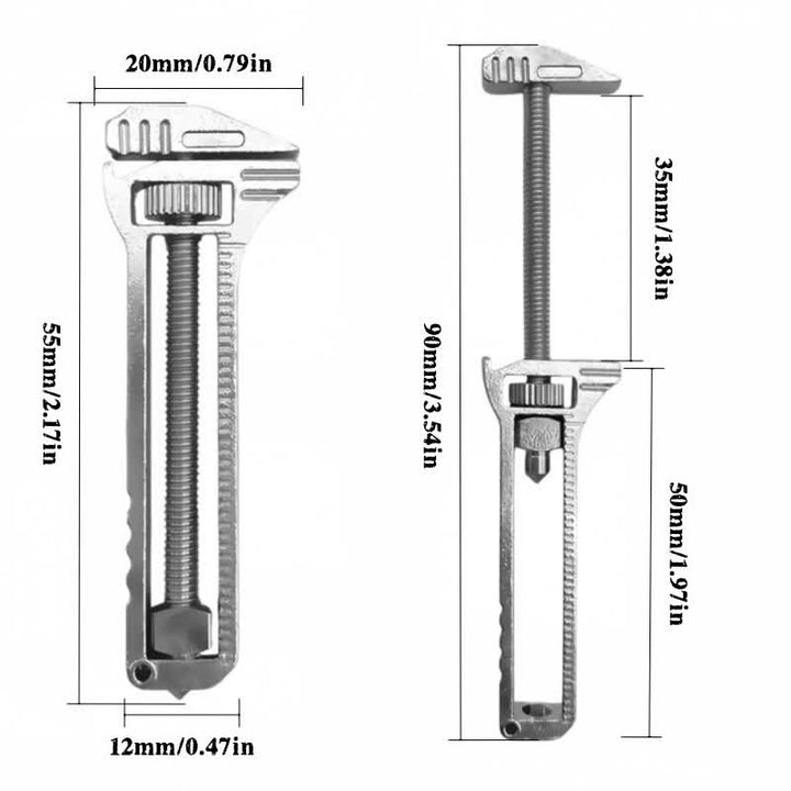 Tiny 4-in-1 Adjustable Wrench EDC Multi-Tool - image 2