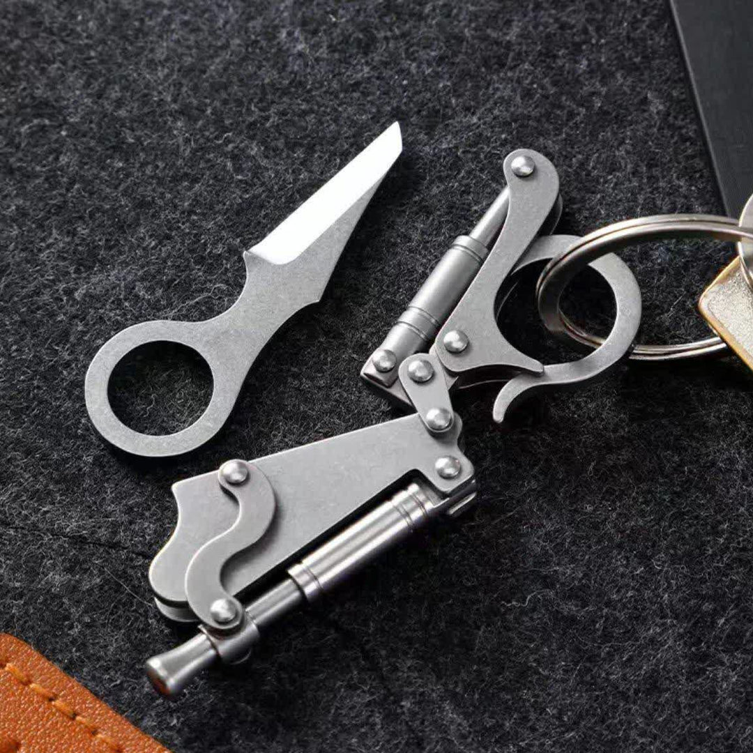 Ultra-Portable Removable Blade Knife EDC-Tool Keyring  - image 4