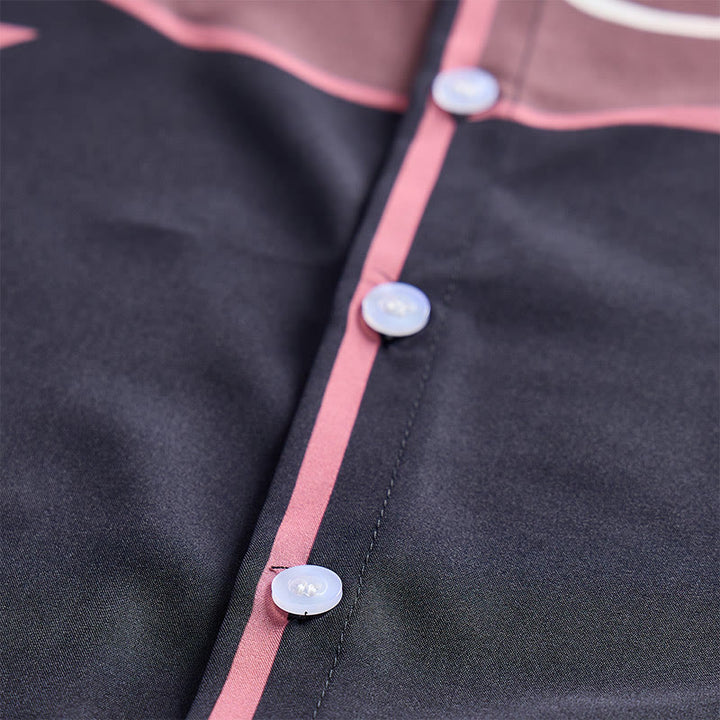 Men's Western Printed Short Sleeve Button Down Shirt - image 15