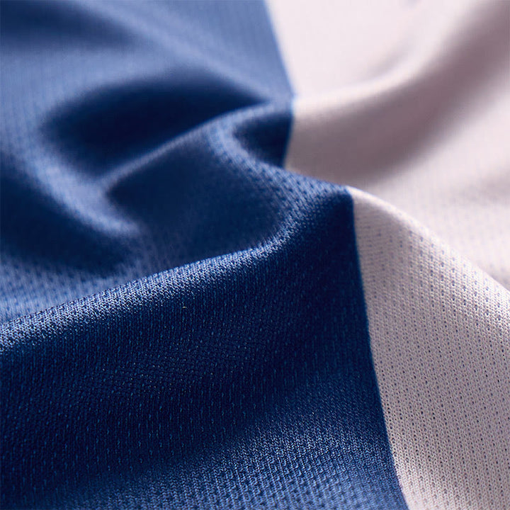 Men's Vintage Striped Argyle Pattern Casual Polo Shirt - image 5