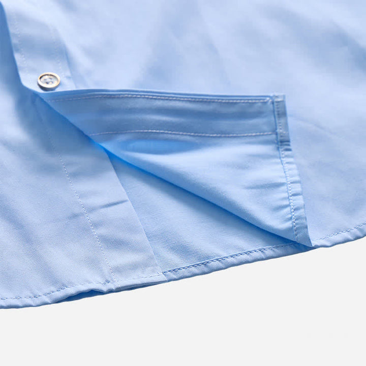 Men's Gold Baroque Accent Formal Business Dress Shirt - image 9