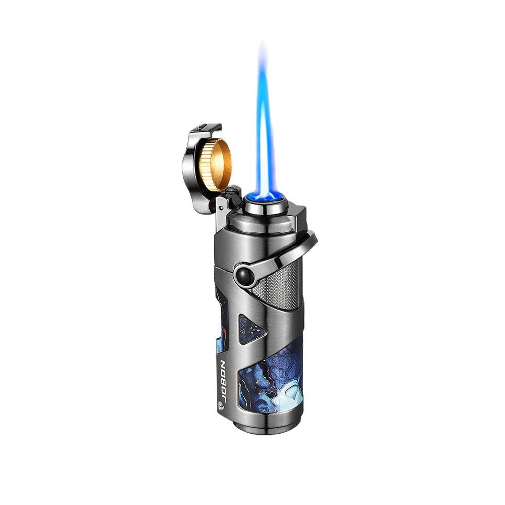 Premium Windproof Blue Flame Butane Cigar Lighter - image 5