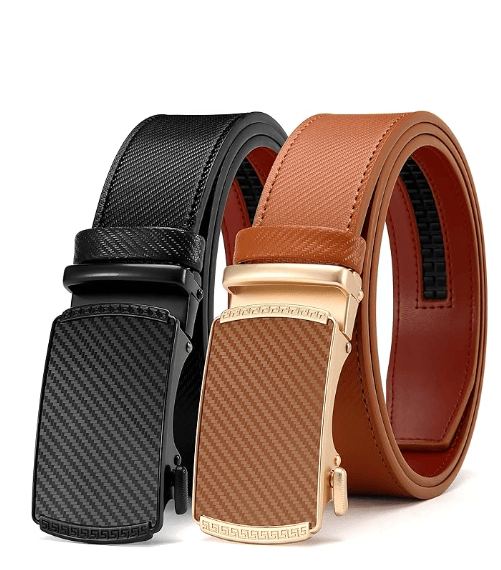 Men's Sleek Alloy Automatic Buckle Business Belt - image 0
