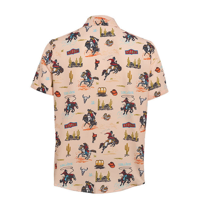 Men's Versatile Desert Wild West All-Over Print Shirt - image 9