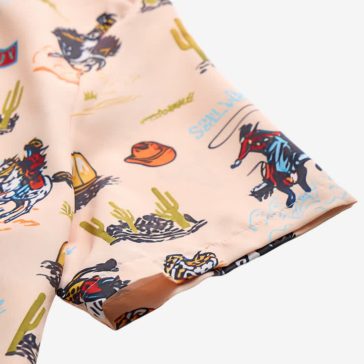 Men's Versatile Desert Wild West All-Over Print Shirt - image 7