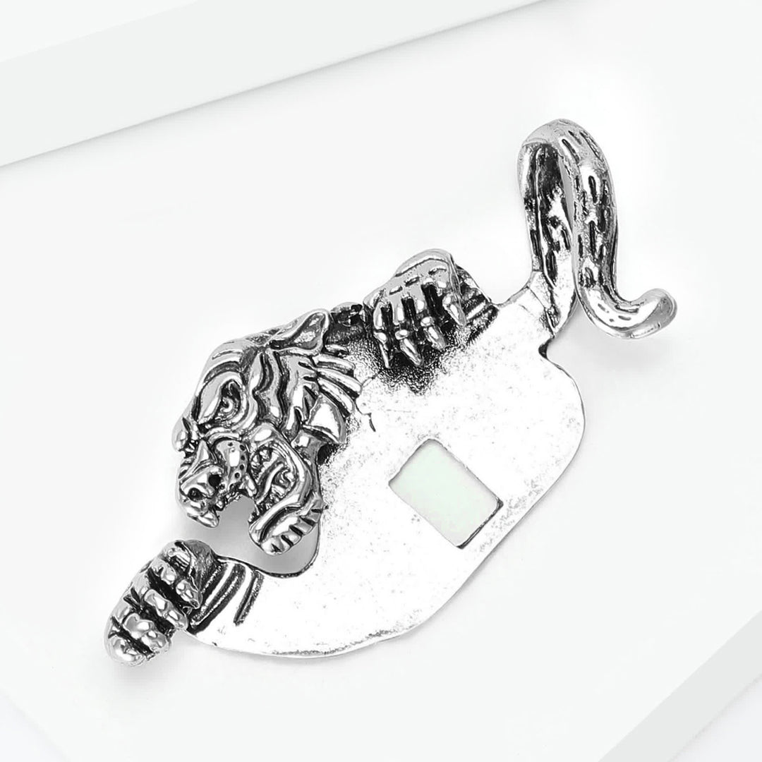 Ferocious Peeking Tiger Suit Pocket Square Holder - image 4
