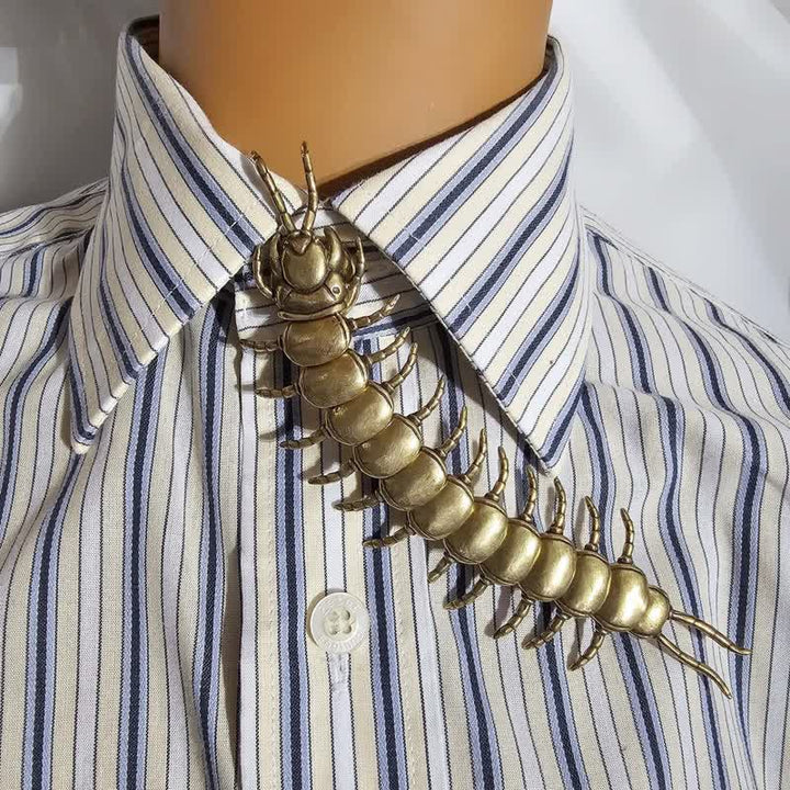 Gothic Articulated Centipede Snap-On Shirt Button Cover - image 2