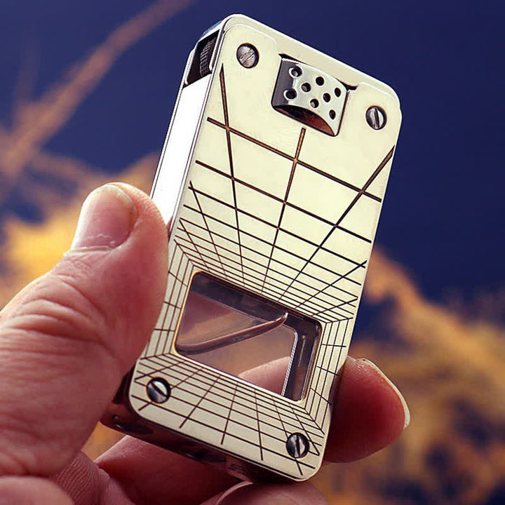 Visible Fuel Tank Ignition Kerosene Lighter With One Button Ejection - image 4