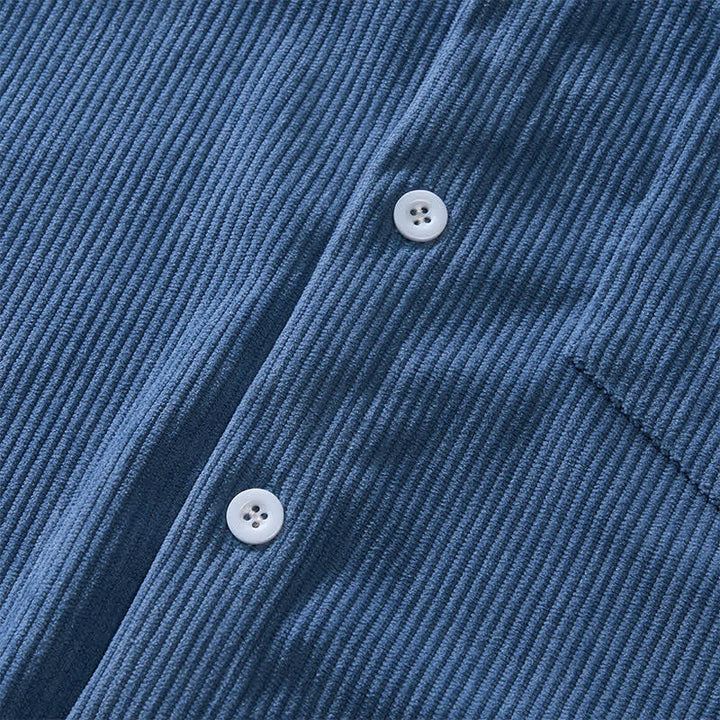 Men's 90s-Inspired Relaxed Short-Sleeve Corduroy Shirt - image 6