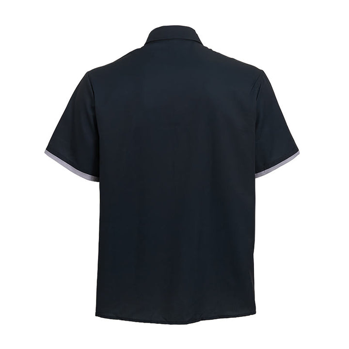 Men's Western Goat Head Feather Print Short Sleeve Shirt - image 10