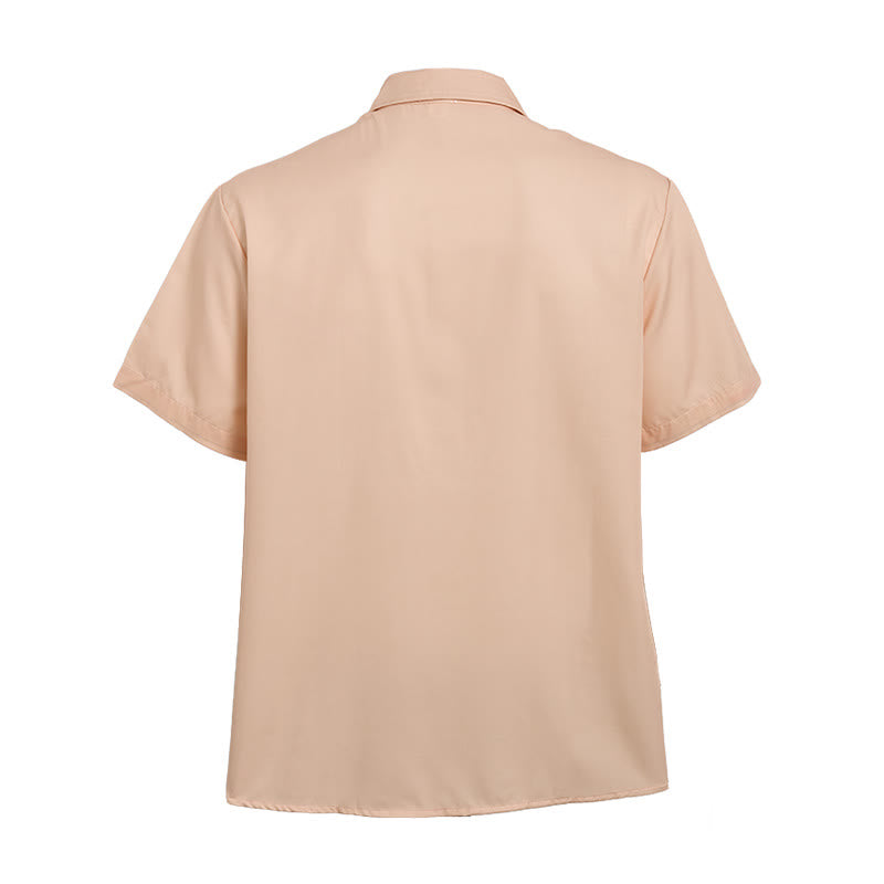 Men's Vintage Lasso Cowboy Print Casual Short Sleeve Shirt - image 10