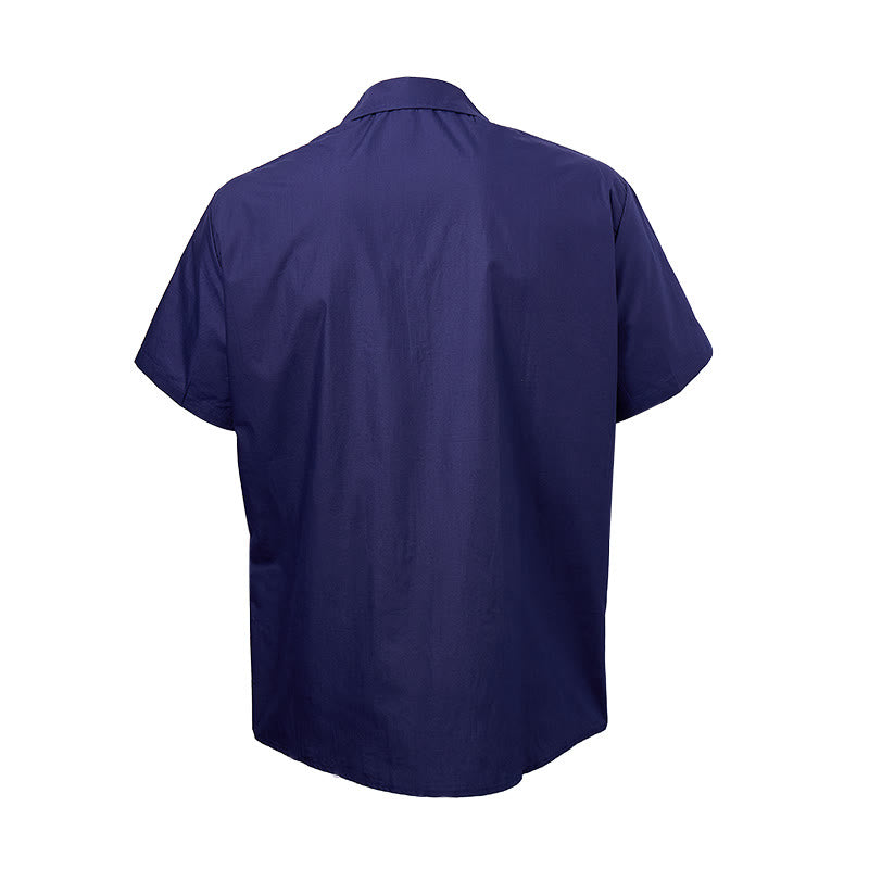 Modern Cuban-Inspired Embroidered Casual Shirt - image 23