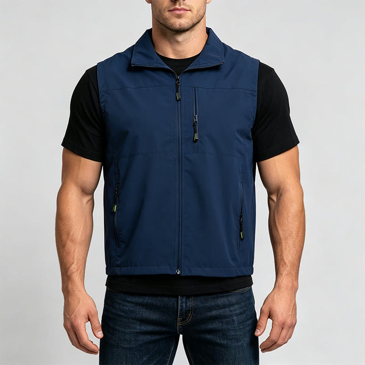 Men's Minimalist Multi-Pocket Outdoor Lightweight Vest - image 1