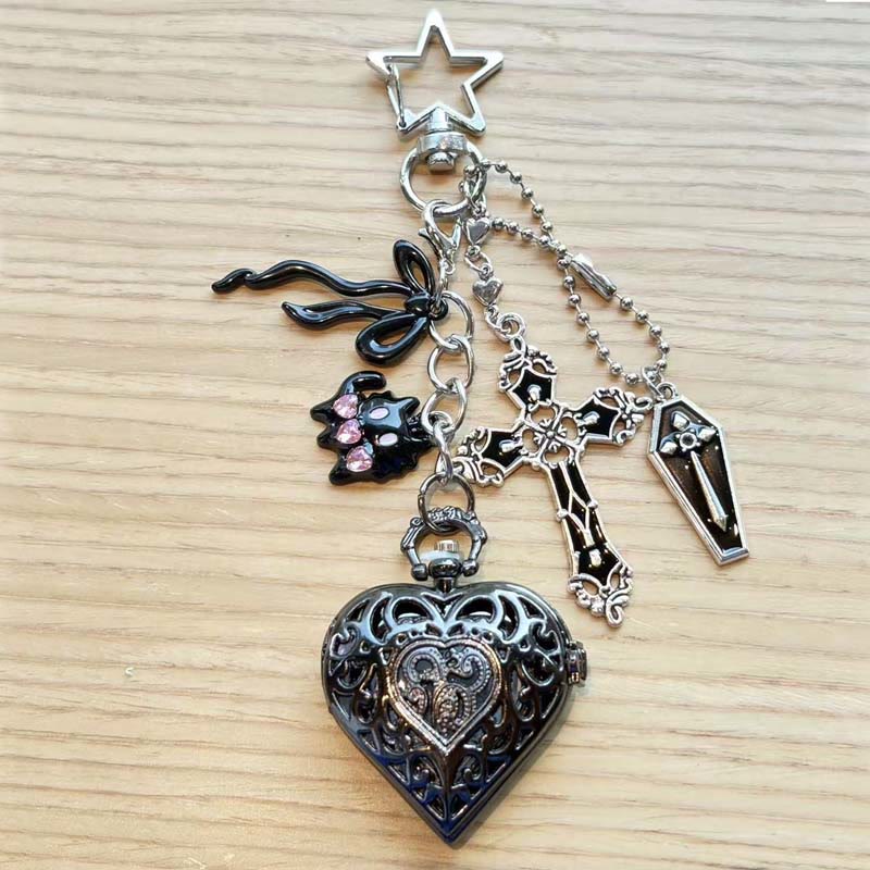 Fashion Decor Ornament Coquette Hollow Pocket Watch With Charms - Style #20 - image 25