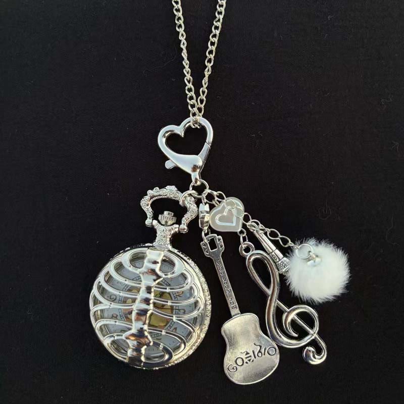 Fashion Decor Ornament Coquette Hollow Pocket Watch With Charms - Style #18 - image 23
