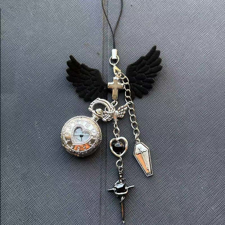 Fashion Decor Ornament Coquette Hollow Pocket Watch With Charms - Style #8 - image 7