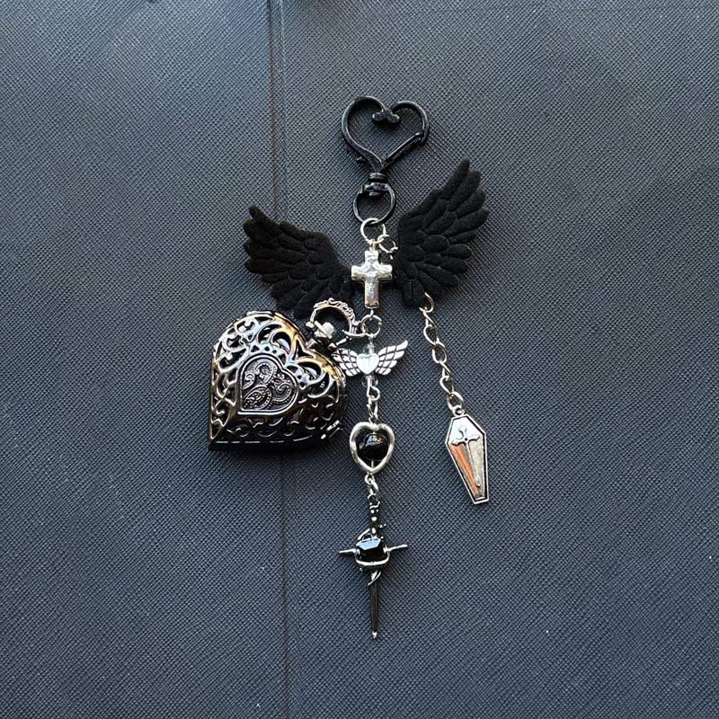 Fashion Decor Ornament Coquette Hollow Pocket Watch With Charms - Style #7 - image 12