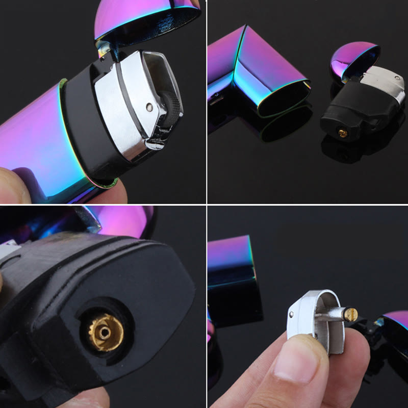 Foldable Heart 2-in-1 Electronic & Butane Lighter - image 7