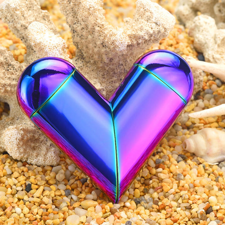 Foldable Heart 2-in-1 Electronic & Butane Lighter - image 5